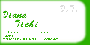 diana tichi business card